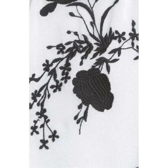 Alice Olivia Cold Shoulder Blouse Womens S Petite Holden Draped Off Shoulder NWT - Picture 6 of 11